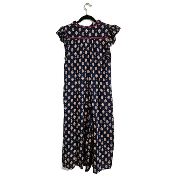 Women's Floreat Loved by Anthropologie Jumpsuit, Size S, Blue & Pink - Picture 3 of 6